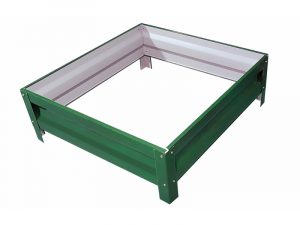 Грядка «Усиленная» 0.65*0.65м (высота 20 см) с полимерным покрытием RAL 6005